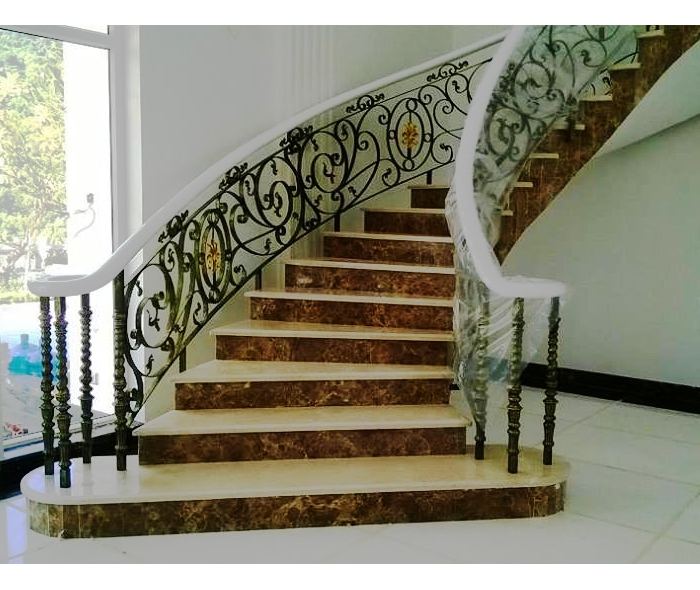 Cầu thang sắt nghệ thuật Châu Âu MDSCA02